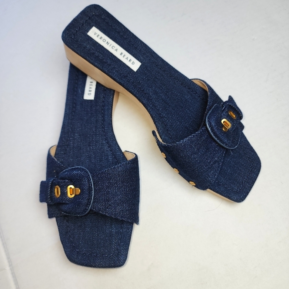 🌸 NEW Veronica Beard | Wood Sandals, size 9